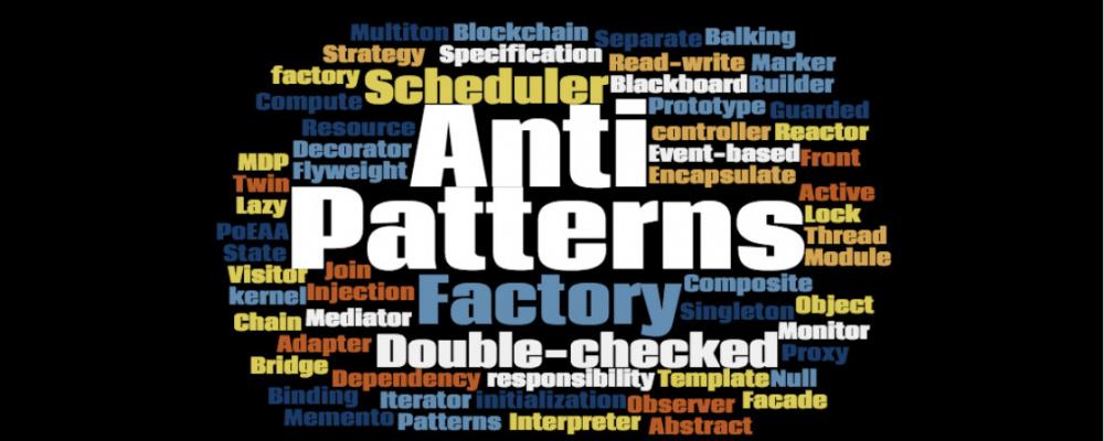 anti-pattern word cloud