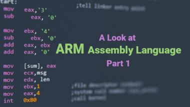 A Look at ARM Assembly Language