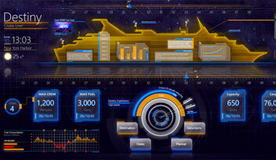 Cruise ship UI