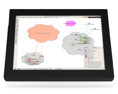 Network routing and traffic connection desktop UI