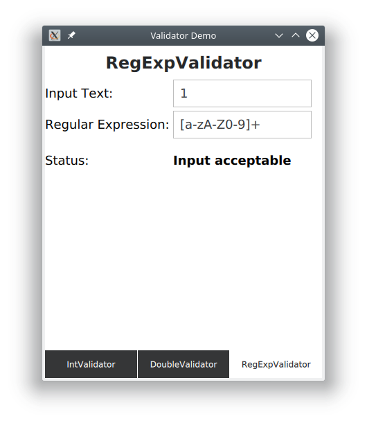 QML validator example 6