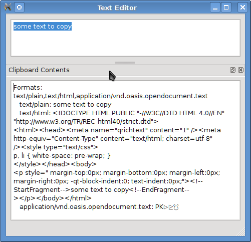 System Clipboard Demo