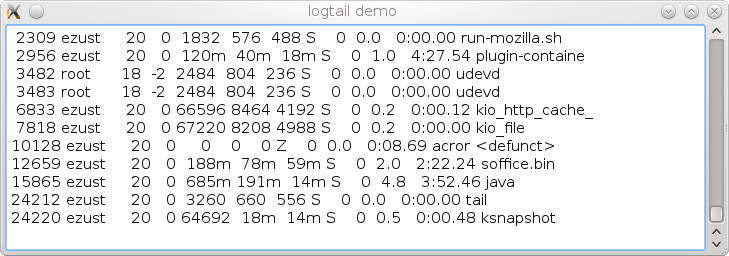 LogTail in use