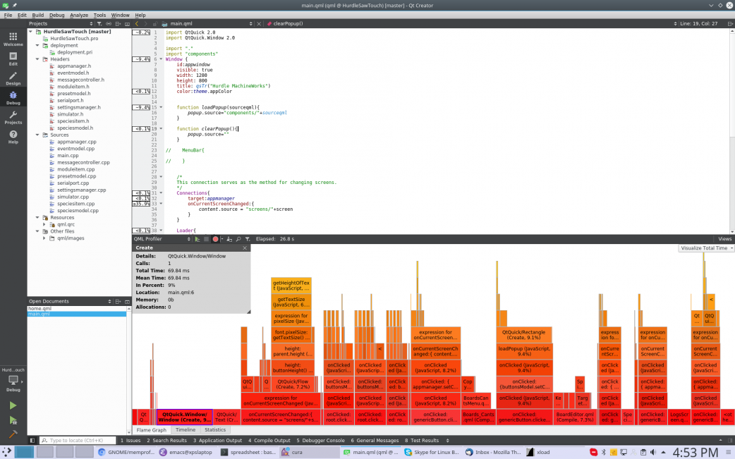 qmlprofiler