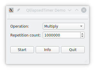 Elapsed timer demo