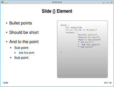 The QML Presentation System