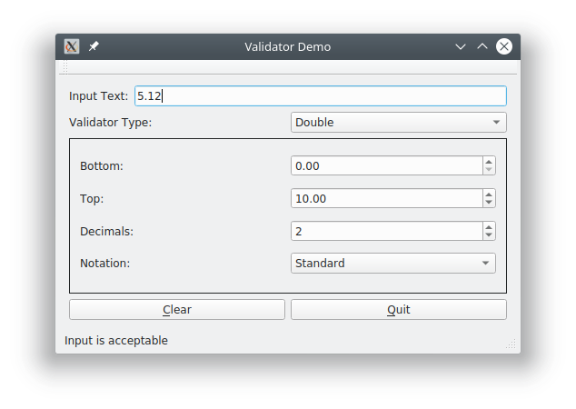 Validator example 2