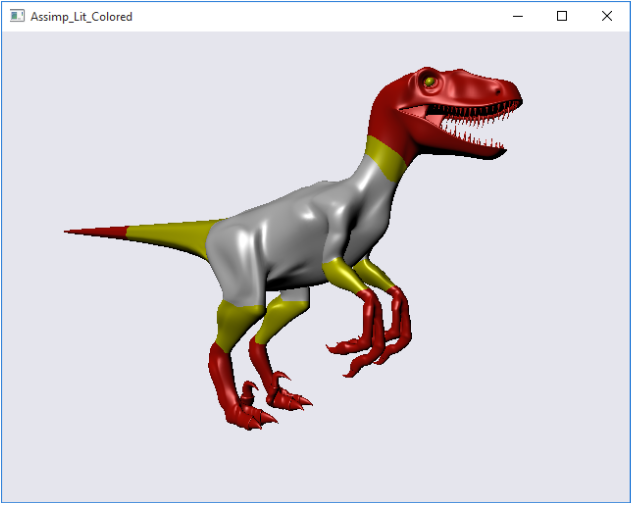 Velociraptor opengl 3d